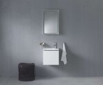 DURAVIT - ME by Starck Umývátko nábytkové 43x30 cm, s přepadem, s otvorem pro baterii, WonderGliss, bílá 07234300001