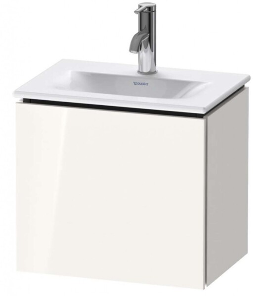 DURAVIT - L-Cube Umyvadlová skříňka 40x44x31 cm, pravá, 1 dvířka, lesklá bílá LC6133R2222