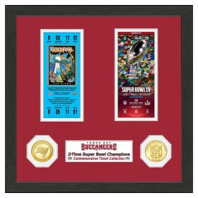 Obraz Tampa Bay Buccaneers NFL Super Bowl Tickets Bronze Coins