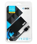 IBox IUH3F56 černá / USB Hub / 4x USB-A 3.2 Gen 1 (IUH3F56)