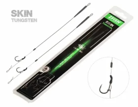 Zfish Návazec Skin Tungsten Rig 20cm 25lb Velikost 8 2ks (ZF-7333)