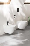 GROHE - Dice Bidetová baterie s výpustí, matná černá 1018772430