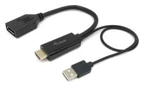 Equip HDMI › DisplayPort / Adaptérový kabel / 4K / 60 Hz / 0,15 m / černý (119039)