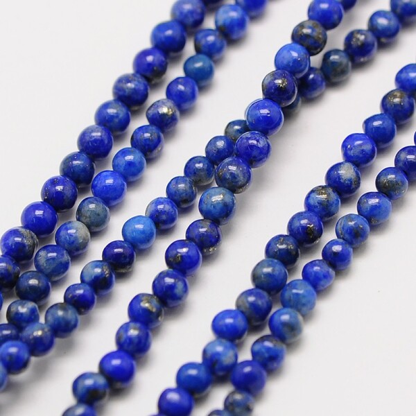 Přírodní lapis lazuli - ∅ 2 mm - 1 ks