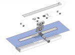 I-Drain - Linear 54 ABS sprchový žlab s hydroizolací, délka 900 mm IDABS4M09001X1