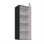 Horní skříňka Arona 45 G-108 1F Barva korpusu: Černá, Barva dvířek: Kašmír