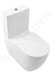 VILLEROY & BOCH - Subway 3.0 WC kombi mísa Viclean, TwistFlush, CeramicPlus, alpská bílá 4672T0R1