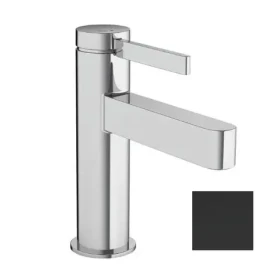 Hansgrohe - Umyvadlová baterie s výpustí Push-Open, EcoSmart, CoolStart, matná černá (76012670)