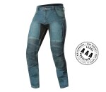 Dámské kalhoty Trilobite Parado Circuit slim fit blue level 2 - 34 / modrá