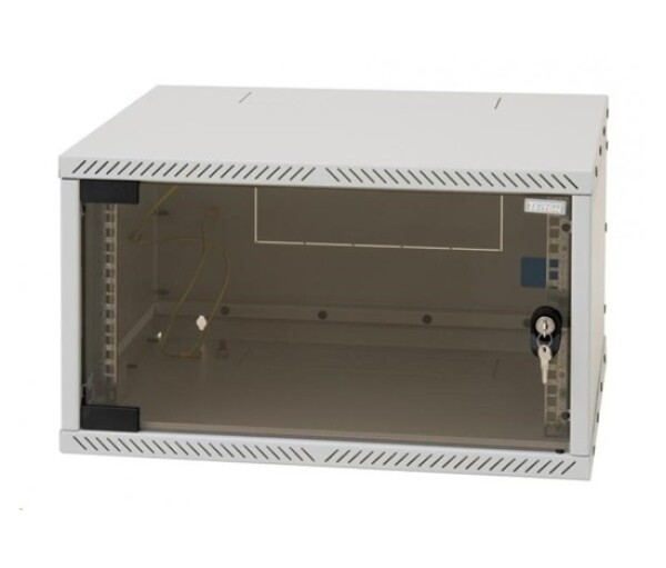 TRITON 19" jednodílný rozvaděč 6U/400mm, černý, rozložený flatpack EDF_1232087