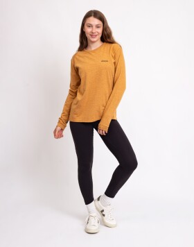 Tričko Patagonia W's L/S P-6 Logo Responsibili-Tee® Dried Mango