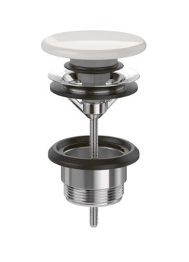 VILLEROY & BOCH - Umyvadlová výpusť, ClickClack, Stone White 681700RW