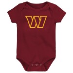 Outerstuff Dětské body Washington Commanders NFL Game On Creeper Baby Bodysuit Set (3 ks)