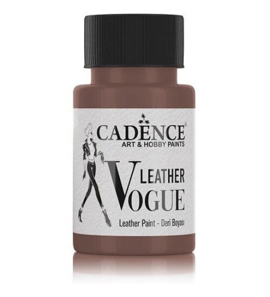 Barva na kůži Cadence Leather Vogue, 50 ml - brown, hnědá