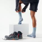 Unisex merino turistické ponožky SMARTWOOL Hike Classic Edition Full Cushion Second, Serene Blue velikost: 38-41 (M)