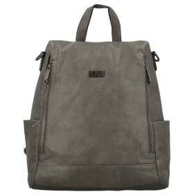 Stylový dámský koženkový kabelko/batoh Trinida new, šedý