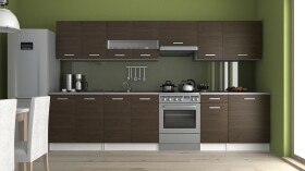 FRONTI Kuchyňská linka LUIZA III 320x260 - Wenge