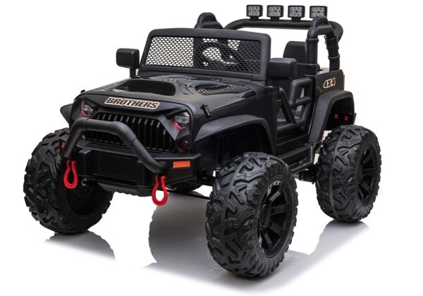 Mamido Elektrické autíčko Jeep Brothers lakované černé 24V 2x200W