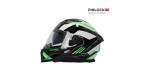 Přilba X-Way Graphic černá/zelená vel. XL