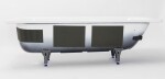 Obdélníková vana SAT 150x70 cm smaltovaná ocel levá i pravá SATVIVI150SIP SATVIVI150SIP