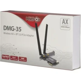 Inter-Tech DMG-35 / Wi-Fi/Bluetooth adaptér / PCIe / Wi-Fi 6 / Bluetooth 5.0 / 3000 Mbit/s (88888149)