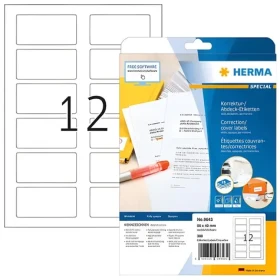 Herma etikety pro QR kódy 80x40 mm bílá / Etikety / A4 / 300 ks (9643)