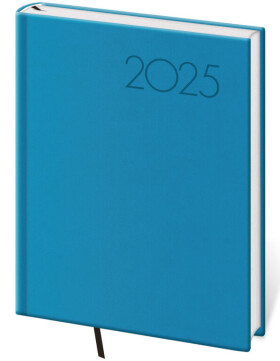 Denní diář 2025 B6 Print Pop světle modrý