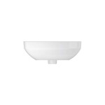 GROHE - Euro Ceramic Umyvadlo na desku 60x40 cm, s přepadem, bez otvoru pro baterii, alpská bílá 102434SH00