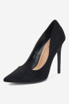Lodičky DeeZee 92831-201-BLACK SU Látkový materiál