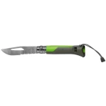 Opinel 1715 VRI N°08 Inox Outdoor 8.5 cm zelená / Kapesní nůž (3123840017155)