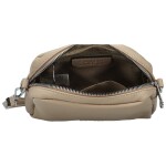 Stylová dámská mini koženková crossbody kabelka Fehmi, béžová