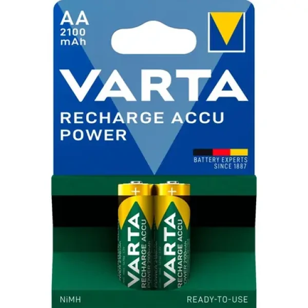 Varta RECHARGE Nabíjecí baterie AA / 1.2V / 2100mAh / NiMH / 20 ks / v blistru (498813)
