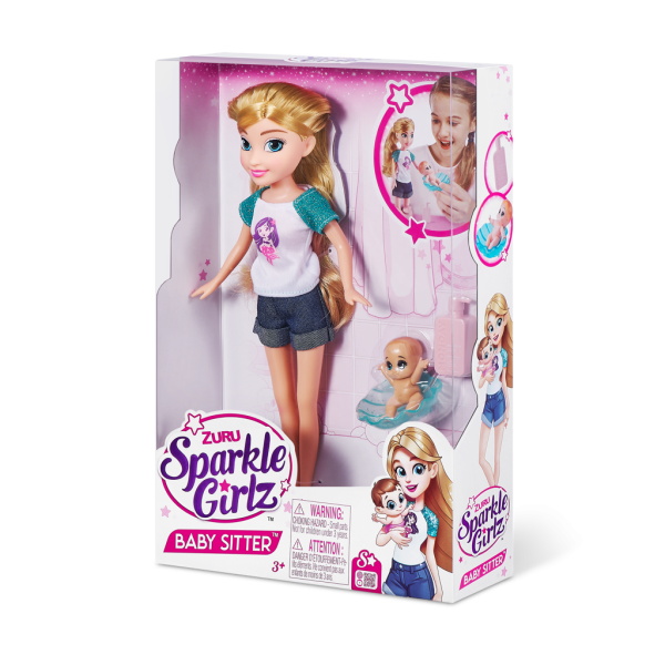 Panenka Sparkle Girlz chůva - Alltoys Sparkle Girlz