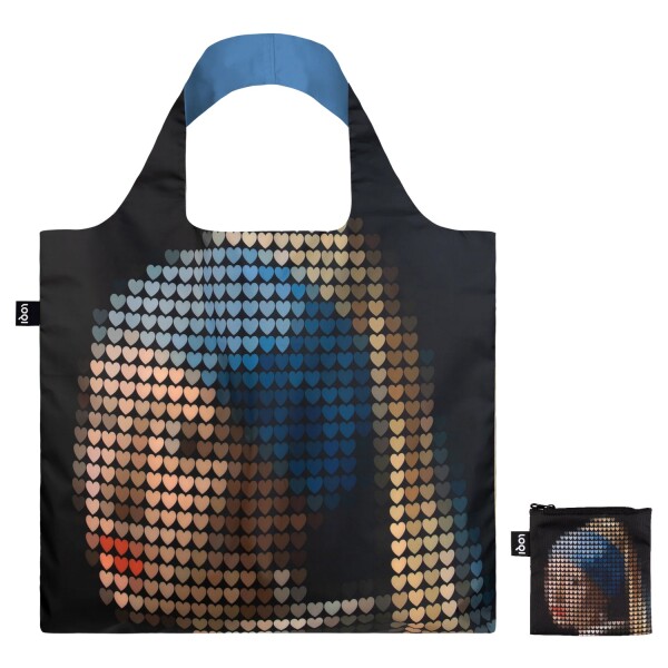 Skládací nákupní taška LOQI PIX & LOVE Girl with a Pearl Earring