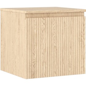MEXEN/S - Rivel koupelnová skříňka pod umyvadlo 50 cm s deskou, 1 šuplík, reliéf , dub 91A20-05047-1-BFC81