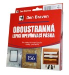 Páska oboustranná, 15mm x 5m, síla 1mm, DEN BRAVEN
