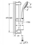 GROHE - Euphoria Sprchová souprava Mono, chrom 2726600E
