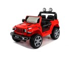 Mamido Elektrické autíčko SPEED 4x4 červené | 180W | EVA | LED | 2,4Ghz | ECO kůže | 12V7Ah