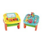Stoleček s aktivitami oboustranný 37cm, PLAYGO, W037804
