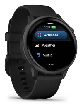 Garmin vívoactive 6 42mm černá / Chytré hodinky / 1.2" AMOLED / GPS / Wi-Fi / NFC / 5 ATM (010-02985-00)