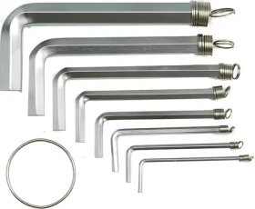 Vorel Sada klíčů imbus 10 ks 1,5-10 mm CrV / Sada klíčů / Imbus / 1,5-10 mm / CrV ocel