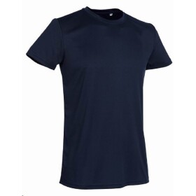 Triko pánské ACTIVE STEDMAN krátký rukáv, 100% polyester, 140g, Blue Midnight