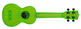 KALA Waterman Soprano Ukulele Fluorescent Sour Apple Green