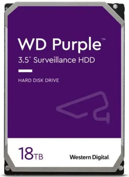 WD Purple Pro 18TB / HDD / 3.5 SATA III / 7 200 rpm / 512MB cache / pro dohledová centra (WD181PURP)