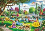 TREFL Puzzle Premium Plus Disney princezny: Piknik