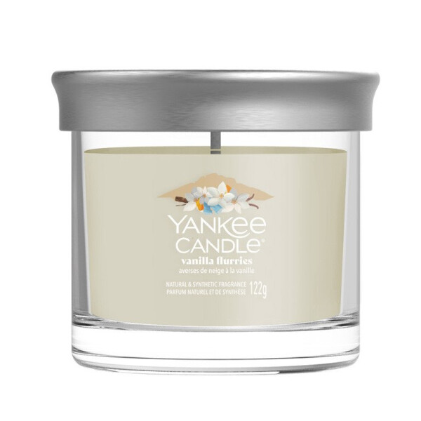 Yankee Candle Signature tumbler malý: Vanilla Flurries 122g