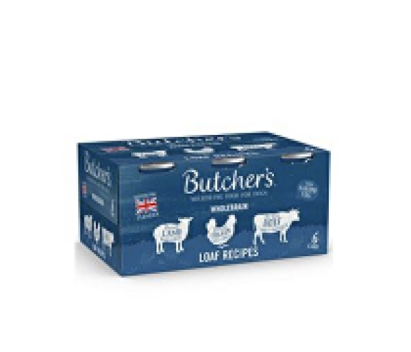 Butcher's Dog Original hovězí/kuř/jehněčí konz.6x400g