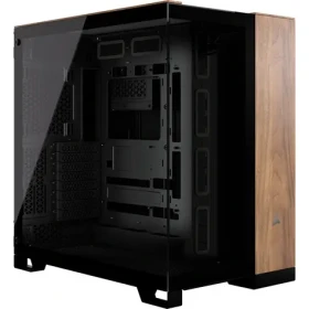 Corsair 6500X černá ořechové dřevo / E-ATX / 4x USB-A 3.2 / 1x USB-C 3.2 / bez zdroje / průhlední bočnice (CC-9011282-WW)