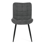 Jídelní židle, šedá, látka, HC-462 GREY2