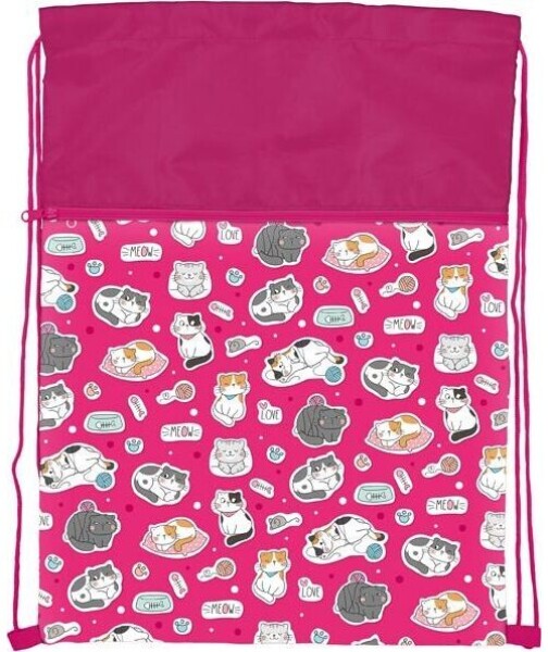Sáček na přezůvky Cats 32x42,5cm